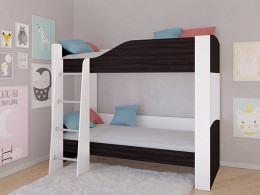 Кровать двухъярусная АСТРА 2 Белый/Сонома без ящика