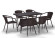 Комплект плетеной мебели из искусственного ротанга T198D/Y137C-W53 6Pcs Комплект плетеной мебели из искусственного ротанга T198D/Y137C-W53 6Pcs