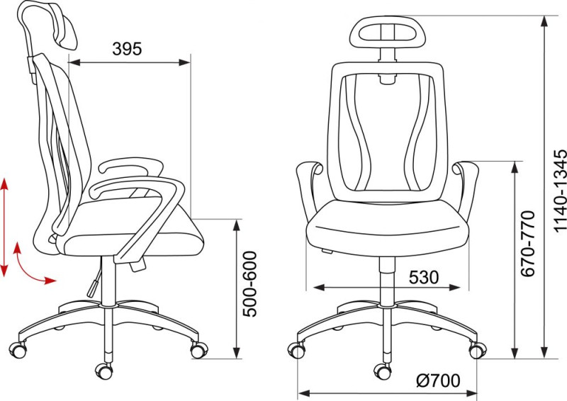 Кресло руководителя Бюрократ MC-W411-H Кресло руководителя Бюрократ MC-W411-H