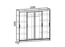 Шкаф купе Базис