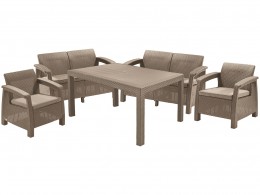 Комплект плетеной мебели Keter CORFU FIESTA 17198008