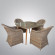 Комплект мебели T368/Y490 Beige (4+1) Комплект мебели T368/Y490 Beige (4+1)