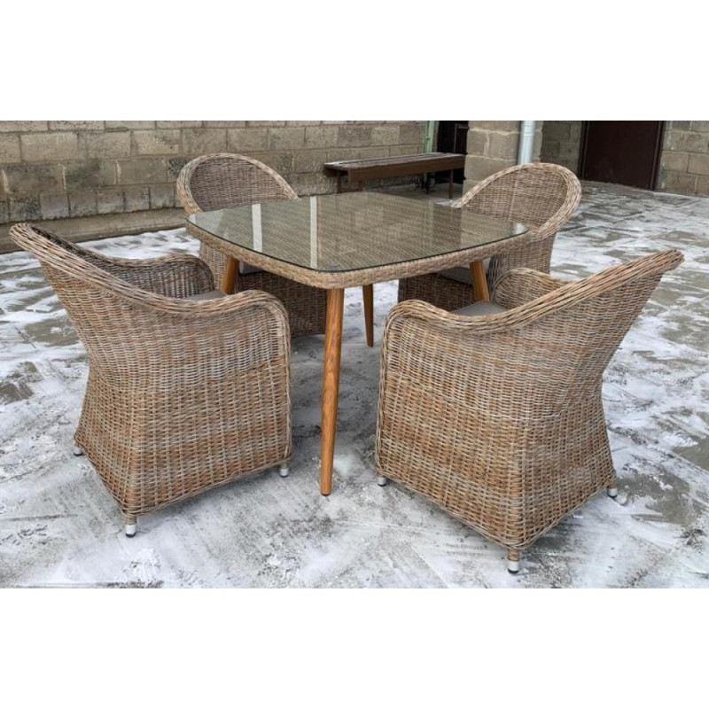 Комплект мебели T368/Y490 Beige (4+1) Комплект мебели T368/Y490 Beige (4+1)