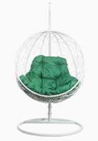Кресло подвесное KokosWhite G Зеленая подушка