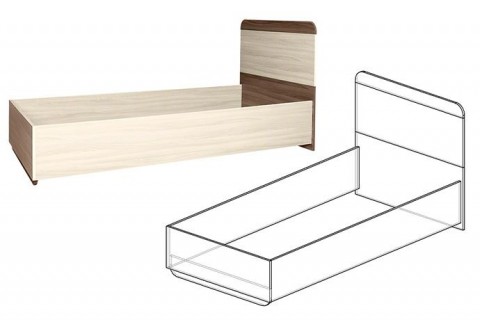 Кровать Сенди 97 см