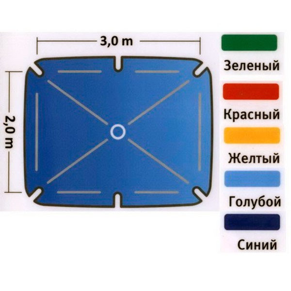 Зонт прямоугольный уличный 2х3 метра Зонт прямоугольный уличный 2х3 метра
