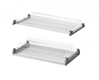 Сушилка для посуды   Посудосушитель с поддоном (хром)