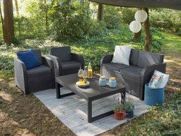 Комплект садовой мебели Keter 17204944 Комплект мебели Orlando set + Lyon wicker table