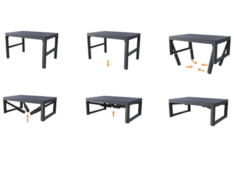Комплект садовой мебели Keter 17204944 Комплект мебели Orlando set + Lyon wicker table Комплект садовой мебели Keter 17204944 Комплект мебели Orlando set + Lyon wicker table