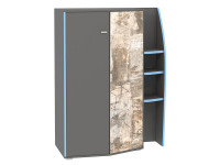 Детский шкаф  2-х створчатый Индиго малый 10.20