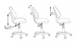 Детское компьютерное кресло Бюрократ KD-4