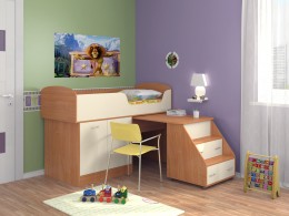 Детская кровать Дюймовочка-2  160х70 см