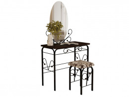 Туалетный столик с зеркалом  Туалетный столик Сандра с ящиком