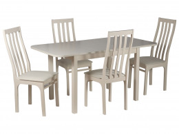 Обеденная группа для столовой и гостиной Мебвилл  Франц 3 + 4 стула