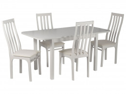 Обеденная группа для столовой и гостиной Мебвилл  Франц 3 + 4 стула