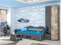 Детская кровать Моби Кровать Индиго