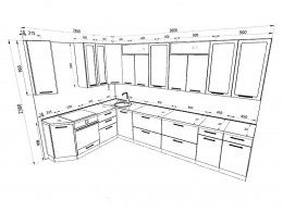 Кухня Шанталь 3,6 метра