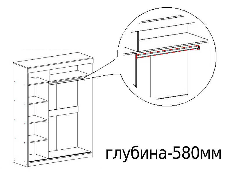 Шкаф купе Грета Шкаф купе Грета