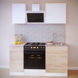 Прямой кухонный гарнитур Сокол ПН-04+ТК-04.1+ПН-06+ТК-06м